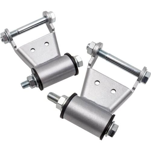 New 2x/ Set Leaf Spring Shackle Bracket Kit for Chevy Silverado FOR GMC Sierra 1500