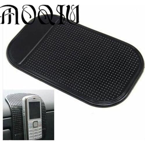 Wholesale 2018 Fashion Powerful Silica Gel Magic Sticky Pad Anti-Slip Non Slip Mat for Car DVR GPS With Retail Packaging