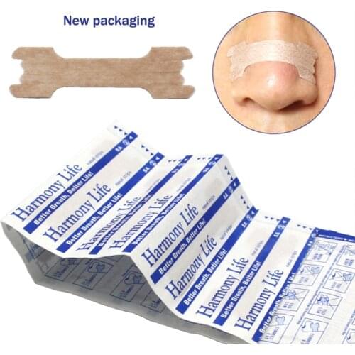 50Pcs Breathe Right Better Nasal Strips Right Way To Stop Snoring Anti Snoring Strip Easier Better Breathe Nose Patch 55
