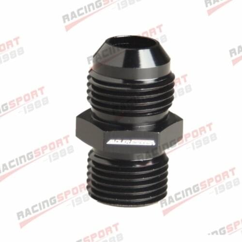 Aluminum AN-10 AN10 10AN Male To 3/4" BSP BSPP Straight Fitting Adapter Black/Blue