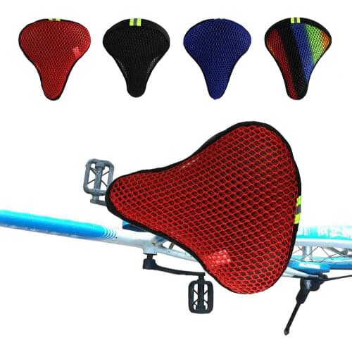 Mountain Bike Saddle 3D Soft Honeycomb Mesh Seat Sun Protection Breathable Outdoor Road Bicycle Cycling Seat Mat