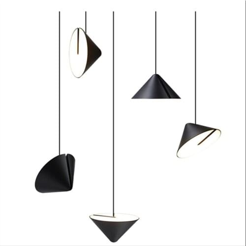 Nordic Modern Multi-angle Tapered Pendant Lights Living Room Bedroom Restaurant Kitchen Hanging Lamps Decor Bar Shop Fixtures