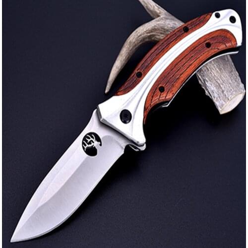 8.2" Camping Outdoor Folding Knife, Field Survival EDC Tool, Sharp Rescue Hunting Knife, Barbecue, Adventure, Woods Tool