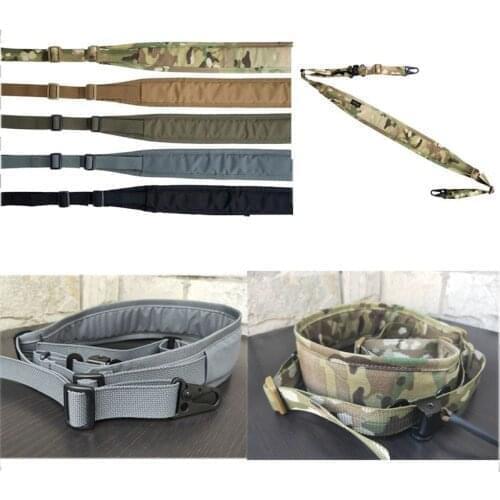 Tactical 2 Point Rifle Gun Sling Shoulder Strap FERRO Braces Suspenders Sling Straps Multicam Cordura Frabric