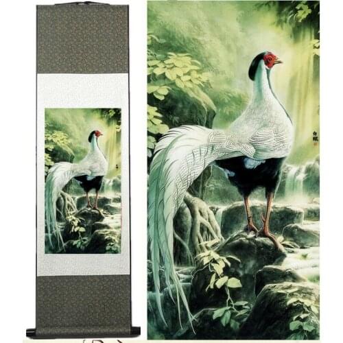 Birds Painting Home Office Decoration Chinese scroll painting birds painting birds and flower paintingPrinted painting