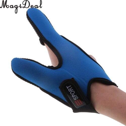 1pc Fishing Two Finger Gloves Non-Slip Thumb Index Finger Protector Guard