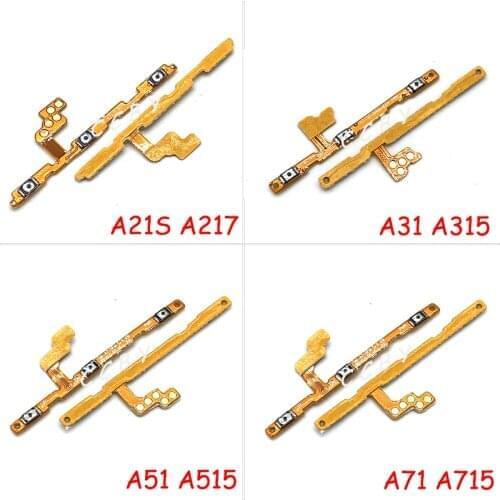 10PCS Power ON OFF Volume Up Down Side Button Switch Key Flex For Samsung Galaxy A01 Core A02 A11 A21 A31 A41 A51 A71 A21S A42