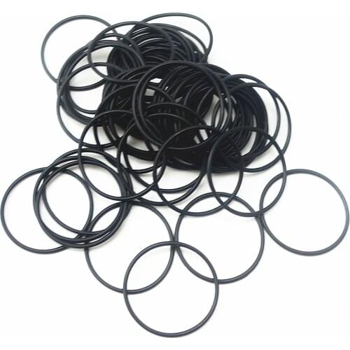 100Pcs Black "O" Type Sealing Rubber Ring Gaskets 31/32/33/34/35/36/37/38/39/40 *2 MM