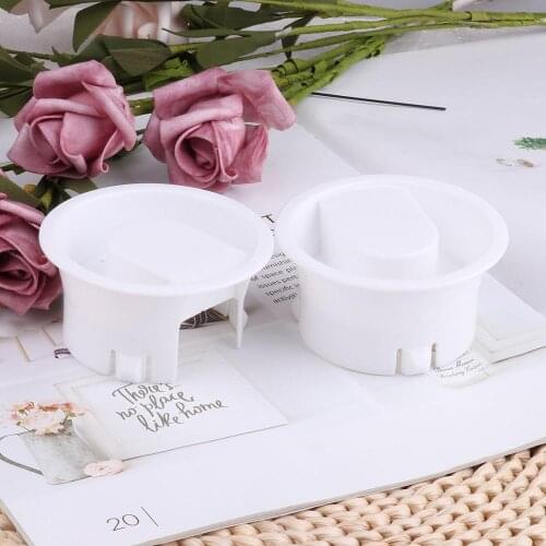 2Pcs Anti-Dust Leakproof Glass Hot/Cold Water Carafe Lids Covers White Plastic Leakproof Anti-Dust Lids for Glass Bistro Pitcher