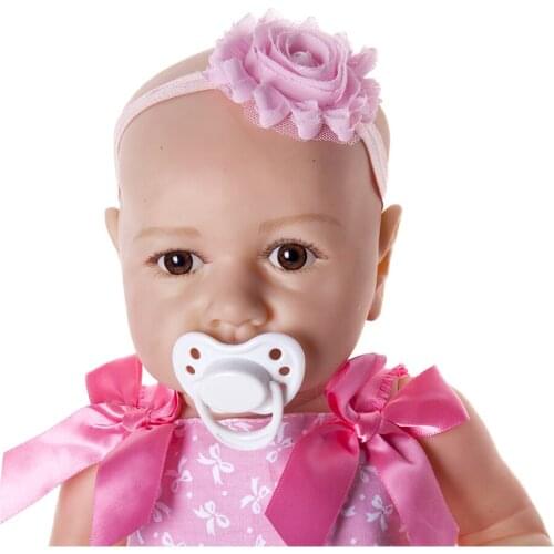 23'' 58CM Fasion Bebe Reborn Baby Dolls soft Vinyl So Truly Like Alive Doll In Brazil Toddler bebe Toy Birthday Gifts