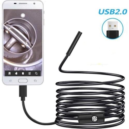 3.5M 5.5mm Industrial Pipe Endoscope For Android Mobile Phone USB Dual-Use Camera Camera Waterproof Endoscope Detection Camera