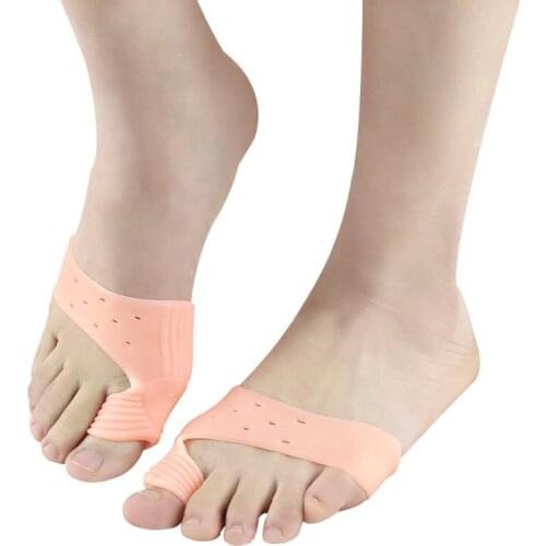 40pcs=20pairs Bunion Corrector Protect Toes Separator Foot Care Tools Soft Gel Insole Silicone For Pedicure Comfortable Pads