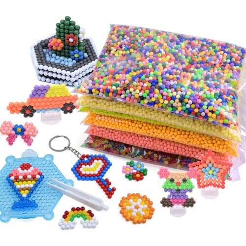 6000 DIY Magic Dier Mallen Hand Maken 3D Kralen Puzzel Nieuwe Kids Educatief qua Speelgoed voor Kinderen Ban Vullen Bonen