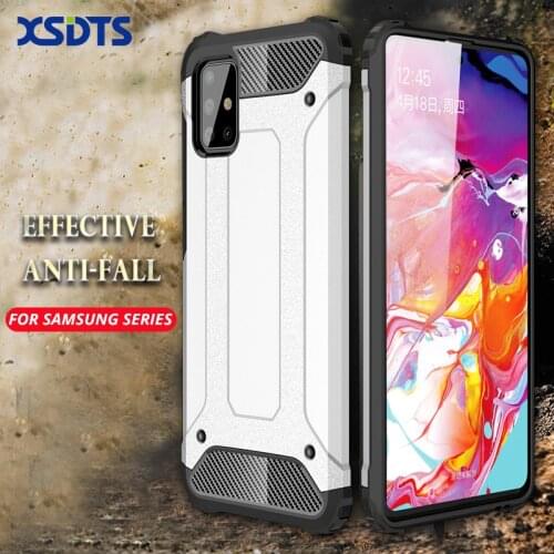 Armor Case For Samsung Galaxy A10 A20 A30 A40 A50 A60 A70 A90 5G A10S A20S A30S A40S A50S A70S A51 A71 PC+TPU Phone Cover Cases