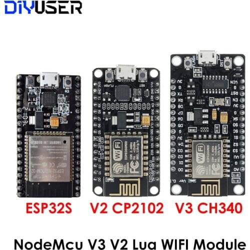 Wireless Module CH340/CP2102 NodeMcu V3 V2 Lua WIFI Internet of Things Develop Board based ESP8266 ESP-12E with PCB Antenna