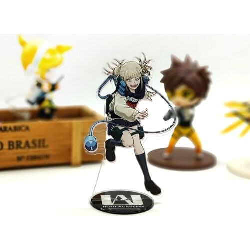 Love Thank You boku no My Hero Academia Toga Himiko hairbun acrylic stand figure model plate holder cake topper anime