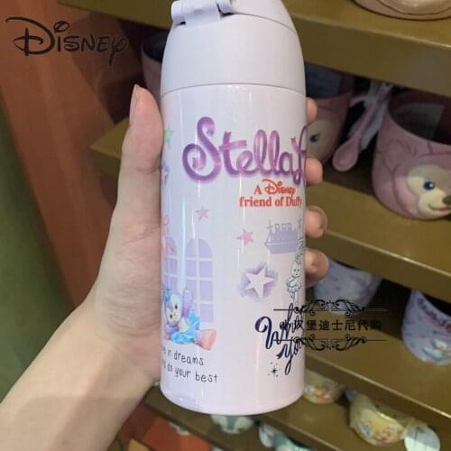 Disney star dew with cup set thermos cup can be slanted lovely cup convenient drop leakage proof water bottle