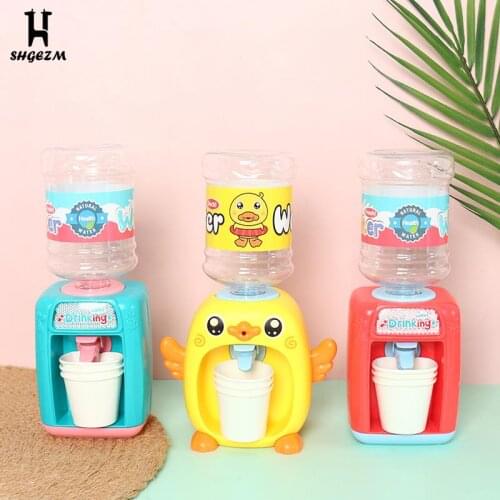 House Toys Kids Mini Drink Water Dispenser Toy Kitchen Play Electric Small Appliances Toys For Children Game Toys