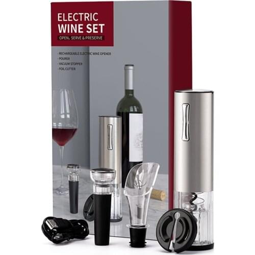Electric Wine Opener for Wine Foil Cutter Automatic Bottle Opener Kitchen Bar Accessories Safe Durable Bottle Opener Set
