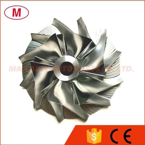 K26 5326-123-2036/2007/2017 39.71/65.94mm 6+6 blades Performance Turbo Billet compressor wheel for Tractor/Truck 5326-988-6020