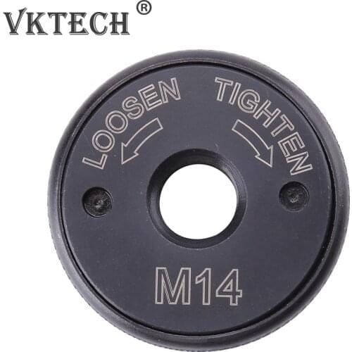M14 Thread Angle Grinder Inner Outer Flange Nut Set Tools Quick Release Steel Lock Nuts Power Replacement for Bosch Metabo Makit