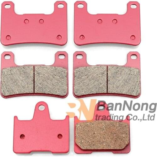 Motorcycle Front and Rear Brake Pads for SUZUKI GSXR 600 GSXR600 GSXR 750 GSXR750 GSXR 1000 K4 K5 Radial Caliper 2004 2005