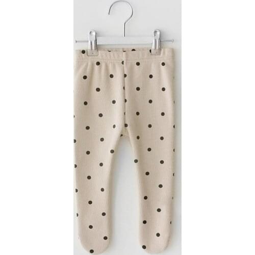Polka dot pants baby boy and girls bag foot pants newborn baby legging infant kids tights toddler baby pantyhose 0-24m