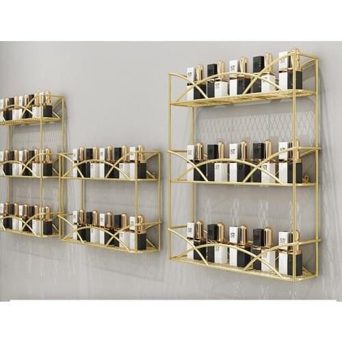 Nordic nail polish shelf nail display shelf wall shelf nail polish shop wall web celebrity wall hanging