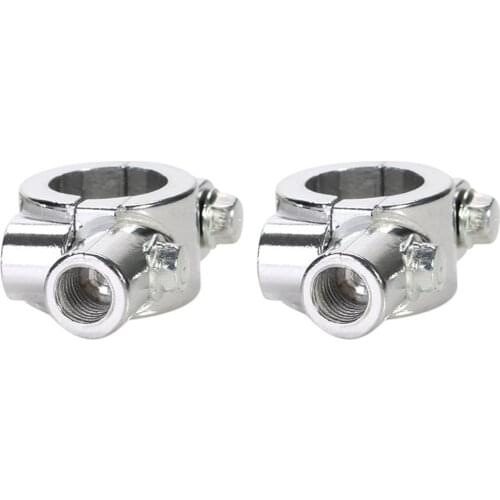 2pcs 22mm 7/8 Universal Motorcycle Handlebar Mirror Mount For motor with handlebars 55*35*20mm