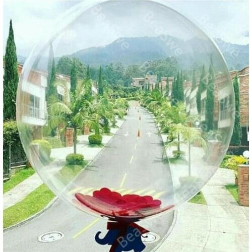 10PCS 10/18/24 inch No wrinkles Clear Bubble Balloons Transparent Helium Balloons Brithday Party Decor Event Party Globos DIY