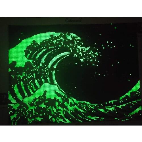 2021 New Product Glow In Dark Resin Stone Square Round Drills For 5D DIY Diamond Painting Embroidery Rhinestone Mosaic Wholesale