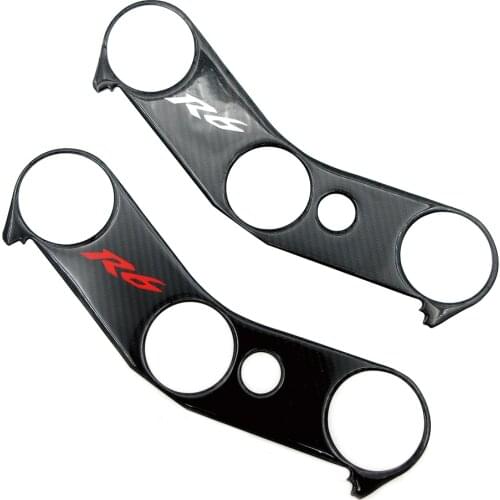 3D Motorcycle Decal Pad Triple Tree Top Clamp Upper Front End Waterproof Sticker For Yamaha YZF600 YZF R6 06-16 2006 2007- 2016