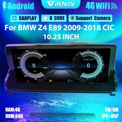 2din 10.25 inch Android Car Radio With screen DVD Multimedia Player ​For BMW Z4 E85 E89 2002-2018 CIC GPS Navigation