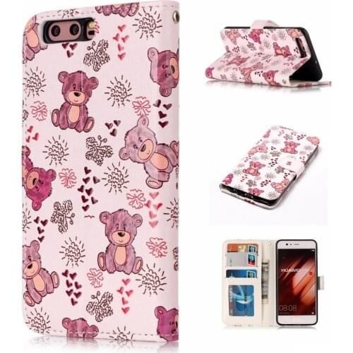 Card Holder Wallet Case for Huawei P10 Lite Leather Case Magnetic Phone Case Flip Cover for Huawei P10 Plus With Stand Function