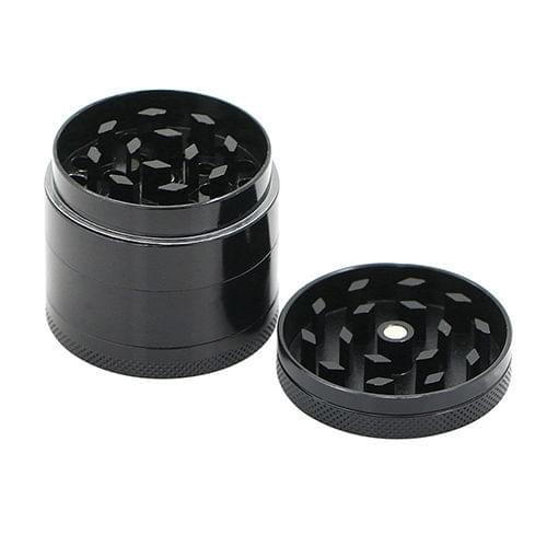 Black Nice 4 Layers Metal Tobacco Crusher Hand Muller Smoke Herbal Herb Grinder