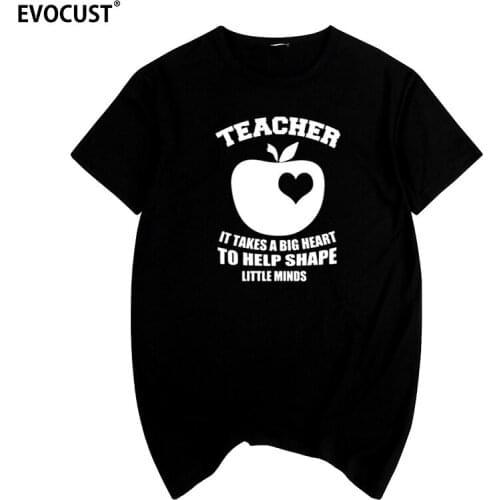 French teacher Summer print T-shirt Cotton Men T shirt New women TEE