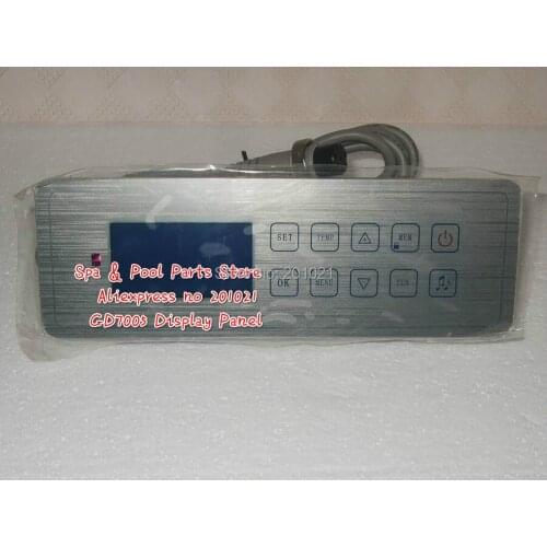 GD-7005 spa controller panel Replacement topside touchpad for the Atlantic, Sure, Sure 2, Sunset, Moonlight & Tiny hot tubs