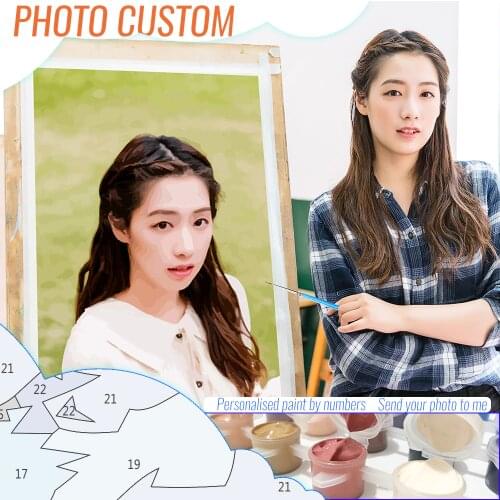 HUANING Acrylic Paintings By Numbers