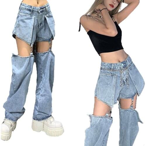 Imcute Women's Straight Jeans