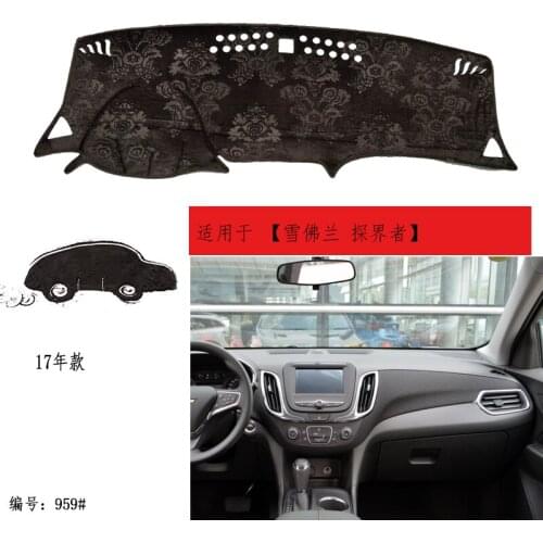 TOMMIA For Chevrolet equinox Dashboard Pad Cover Dash Mat Anti-Sun Velvet Instrument