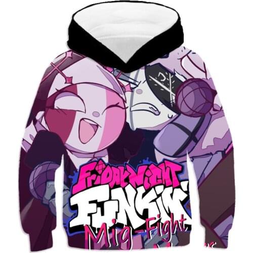 Fashion Sweatshirt 2021 New Friday Night Funkin 3D Hoodies Casual Tops Boys/girls Pullover Hot Sale Comfatable Kids Hoodie