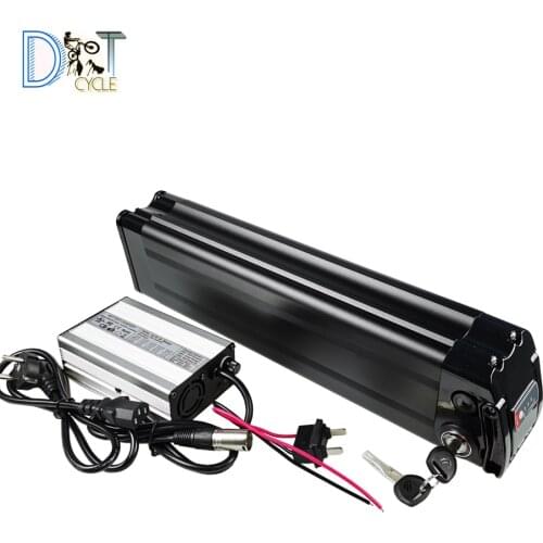High power beach cruiser bike 60V 20Ah ebike replacement battery pack aluminum case silver fish battery with charger