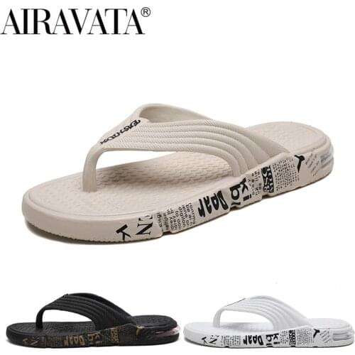 Newbeads Mens Slippers Flip Flops Men Air Cushion Outdoor Summer Flat Heel Casual Beach Sandals Fashion Wholesale Toe Sandals