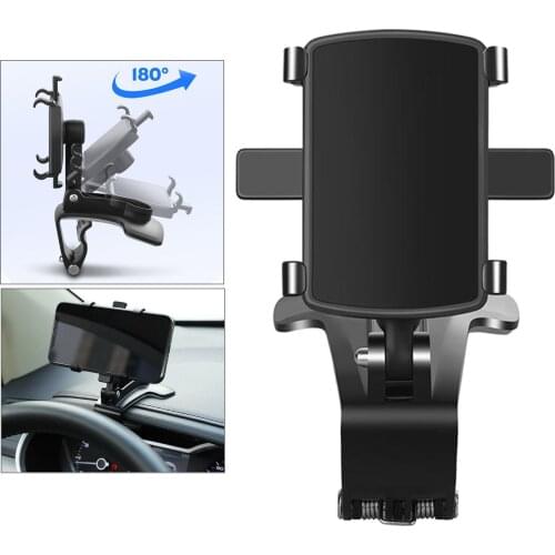 New Universal Car Rear-view Mirror Mount Stand Holder Cradle for Cell Phone
