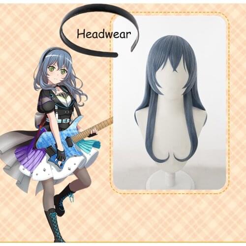 Asahi Rokka LOCK Wig BanG Dream! RAISE A SUILEN RAS Cosplay Wig Synthetic Women Hair Bandori Cosplay Asahi Rokka And headdress