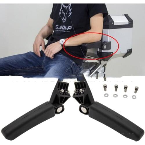 Applicable to Motorcycle Universal Trunk Armrest Aluminum Alloy Angle of Obliquity Trunk Special Modification Universal Armrest