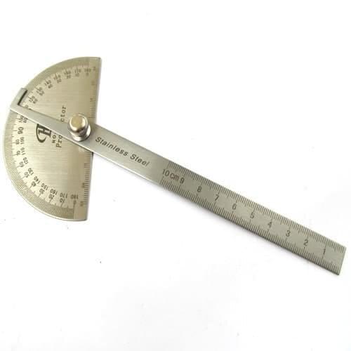 Professional Measuring Tool Stainless Steel Digital Protractor Round Head Rotary Goniometer Angle Ruler ferramentas manuais