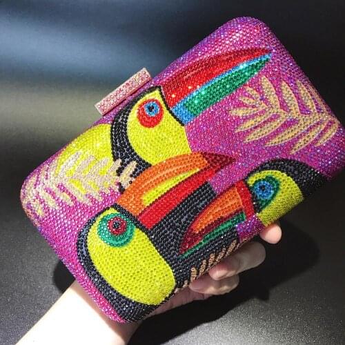 Bee In Fly Luxury Inlaid Diamond Evening Bag Toucan Clutch WomenS Wedding Zero Wallet Cocktail Party Bag