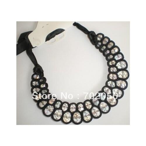 Luxury rhinestone party necklace fashion wedding jewelry #3393