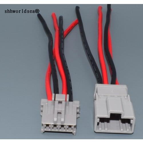 Shhworldsea 4 Pin Male Female 6098-0244 6098-0243 HD Type Car Auto Electrical Wire Connector Plug With Terminals